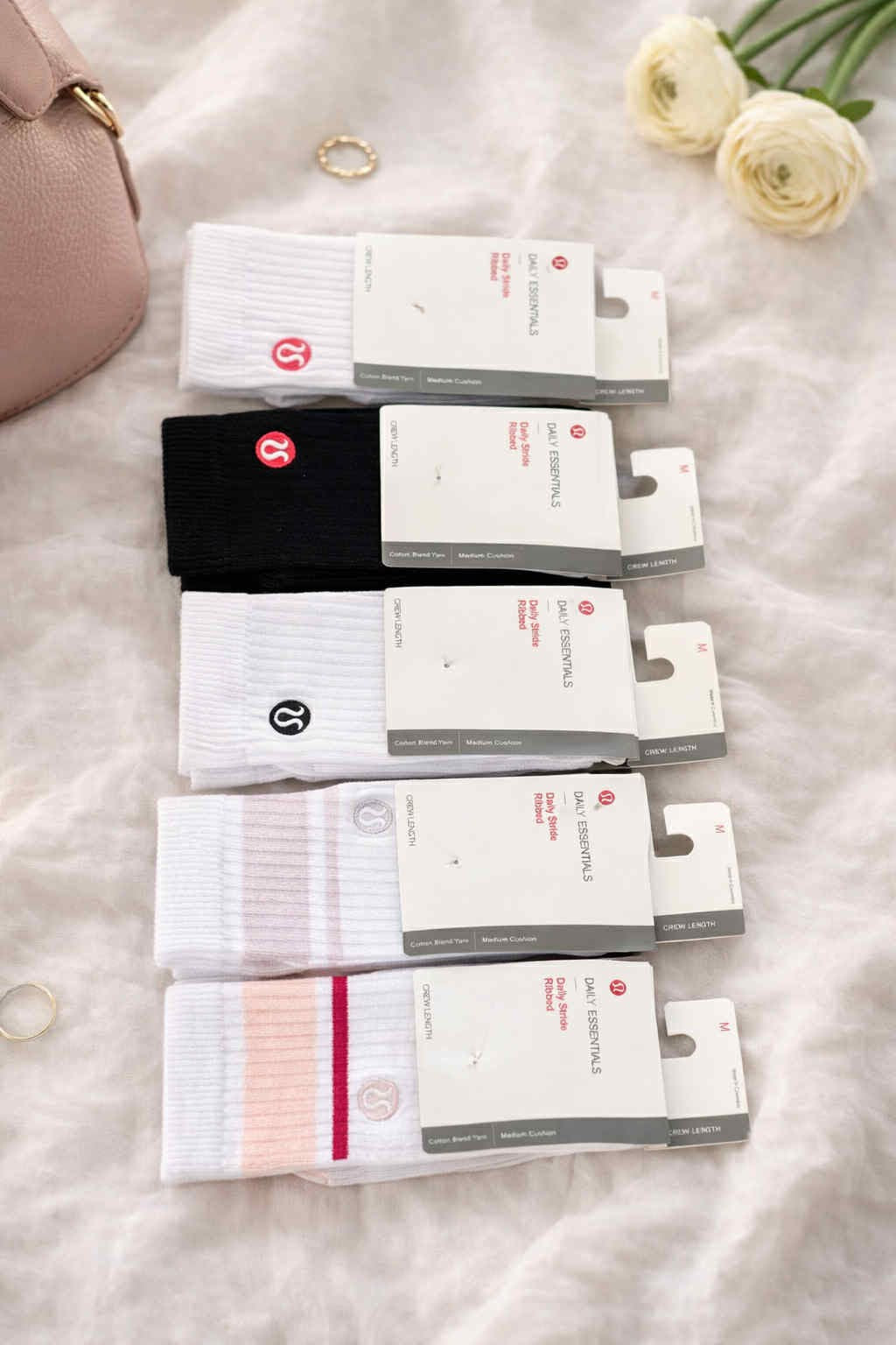 Embroidered Crew Socks