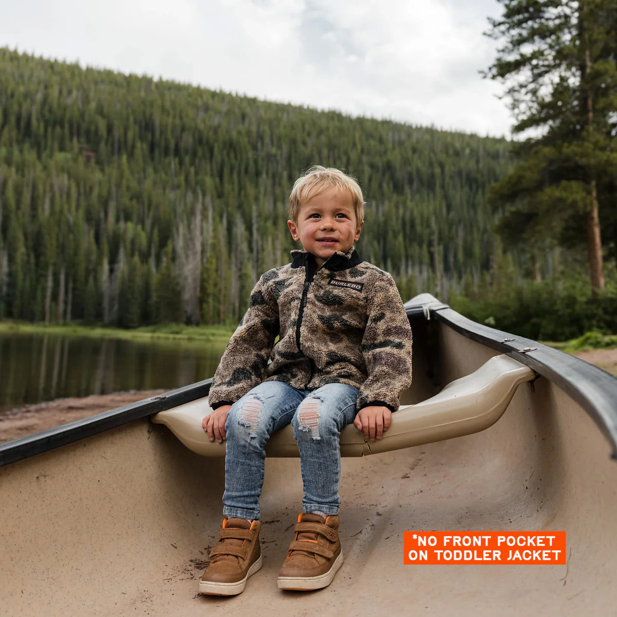 Youth - Full Zip Jacket - Rocky Mountain Sherpa