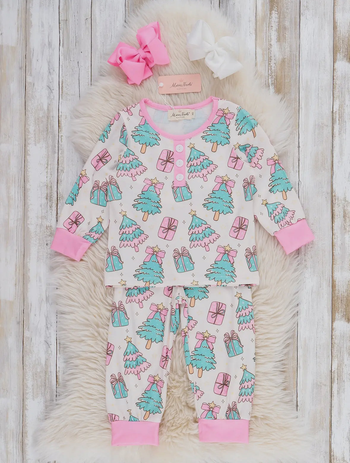 Frosty Tree Gift Pajamas