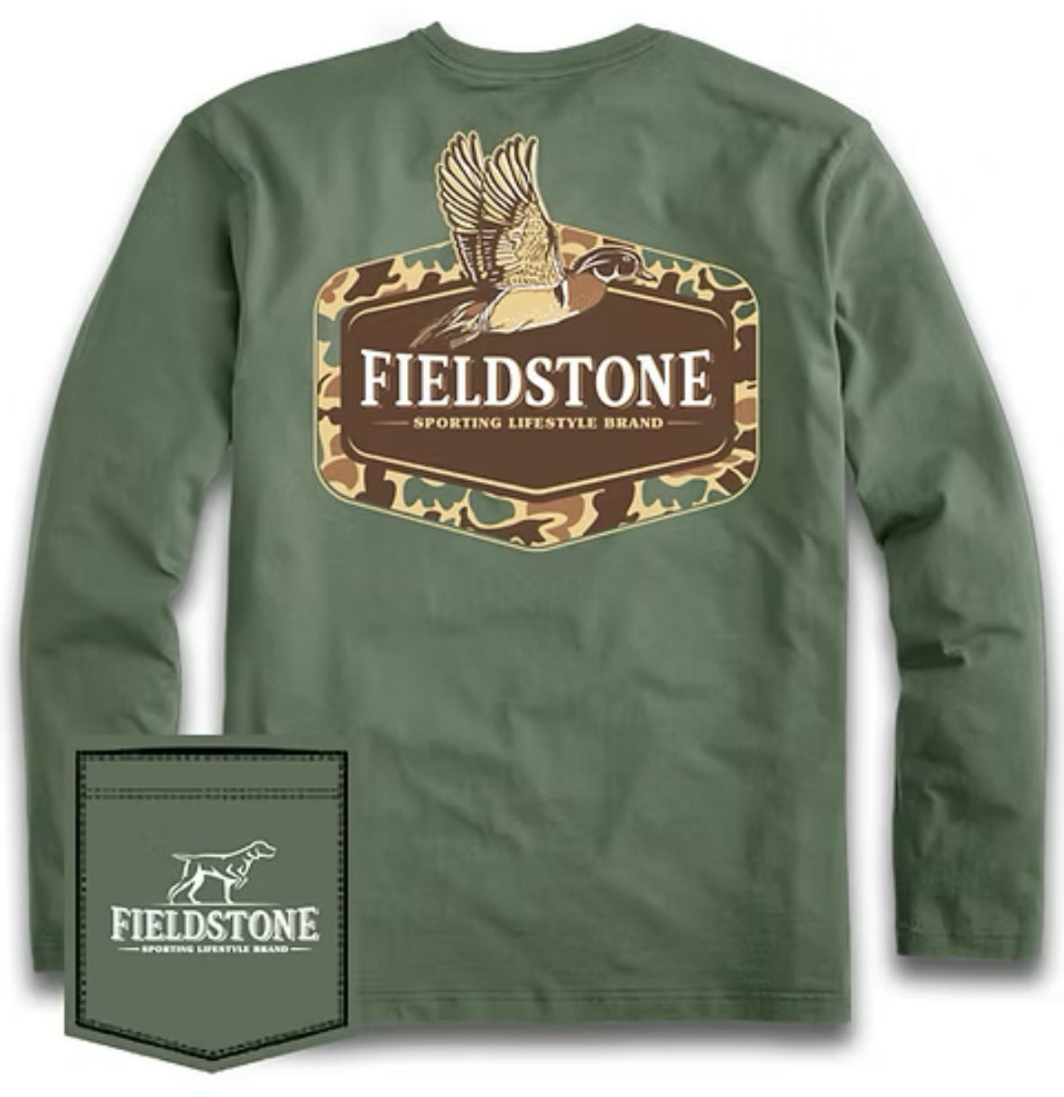 Camo Wood Duck L/S