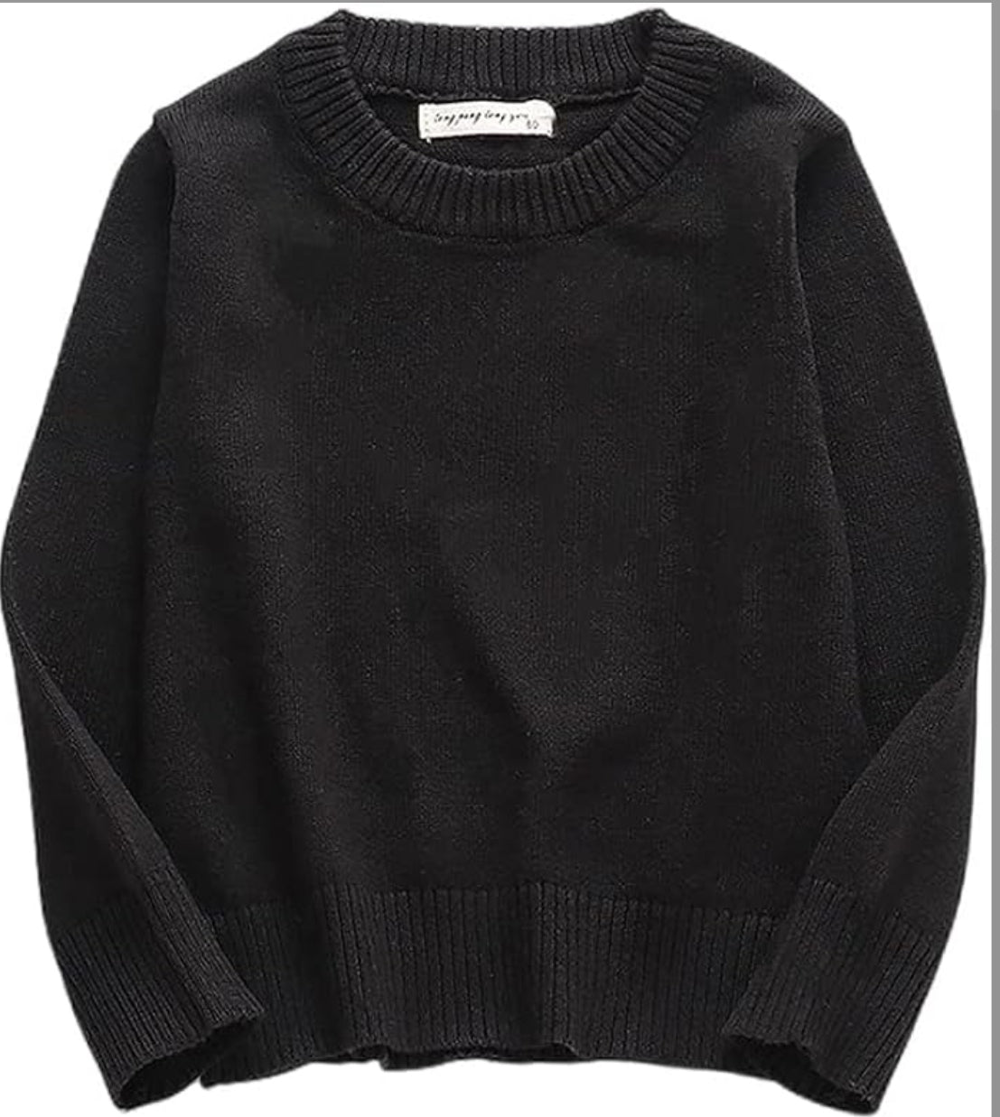 Black Knit Sweater