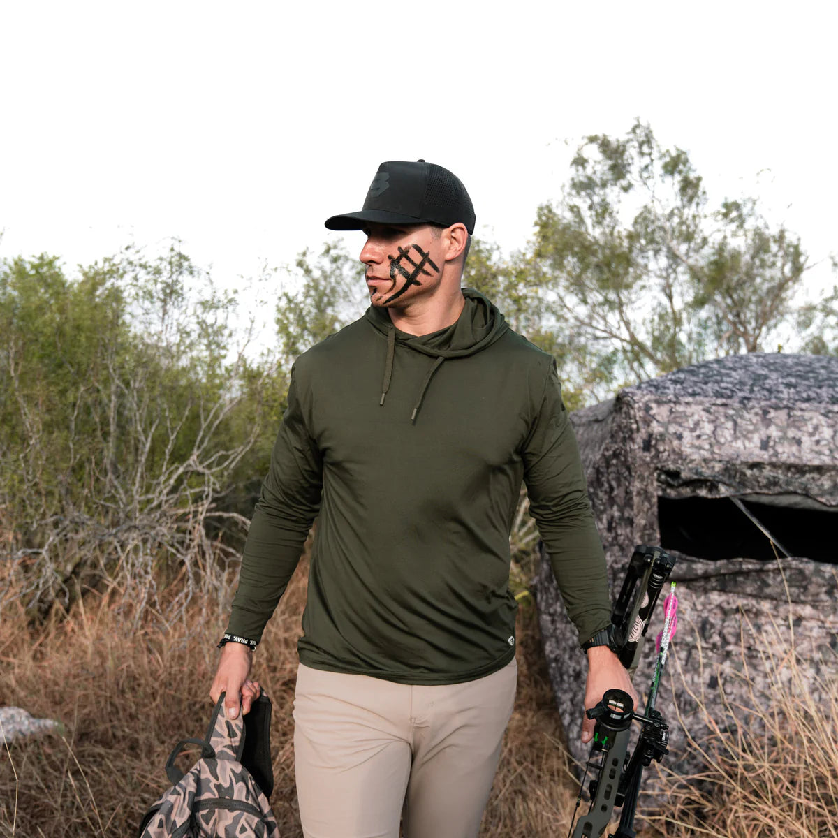 Performance Hoodie - Mallard Green