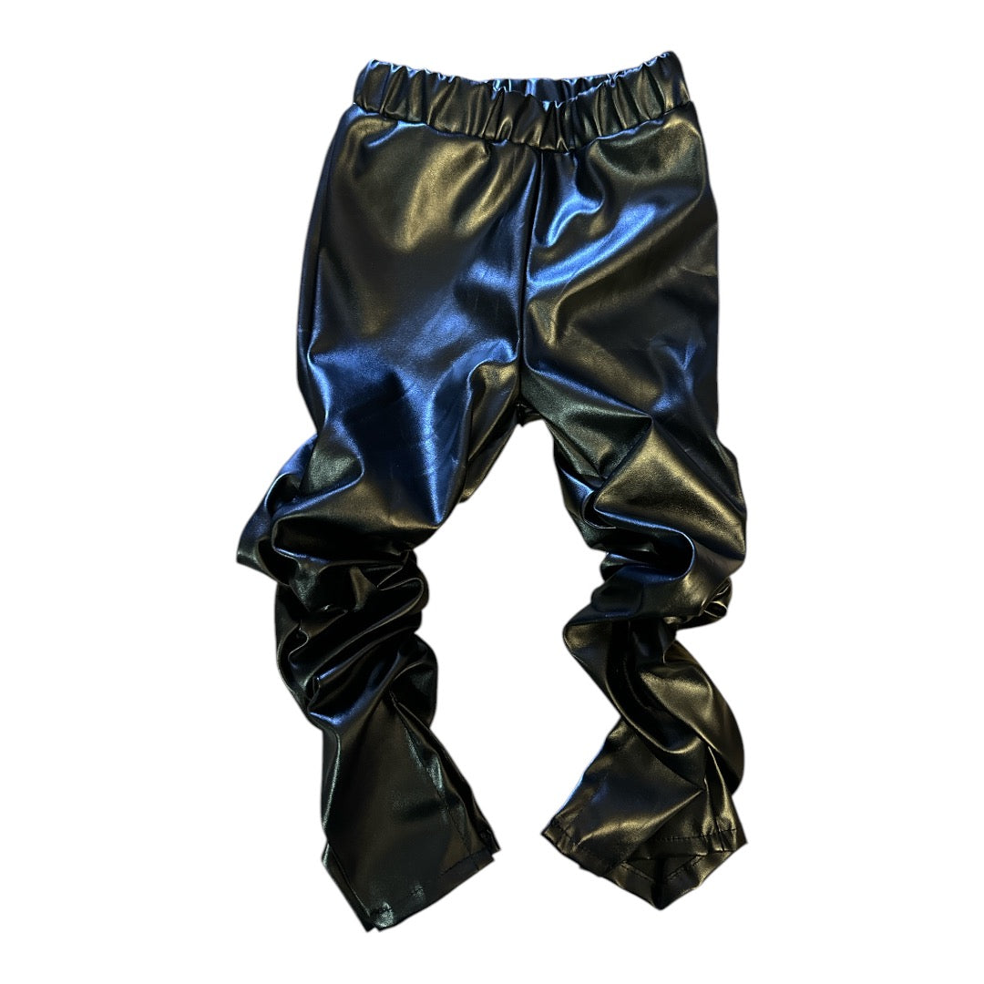 Leather Stacked Leggings