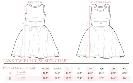 Neon Coral Tank Pocket Twirl Dress