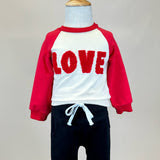 LOVE Patch Joggers Set