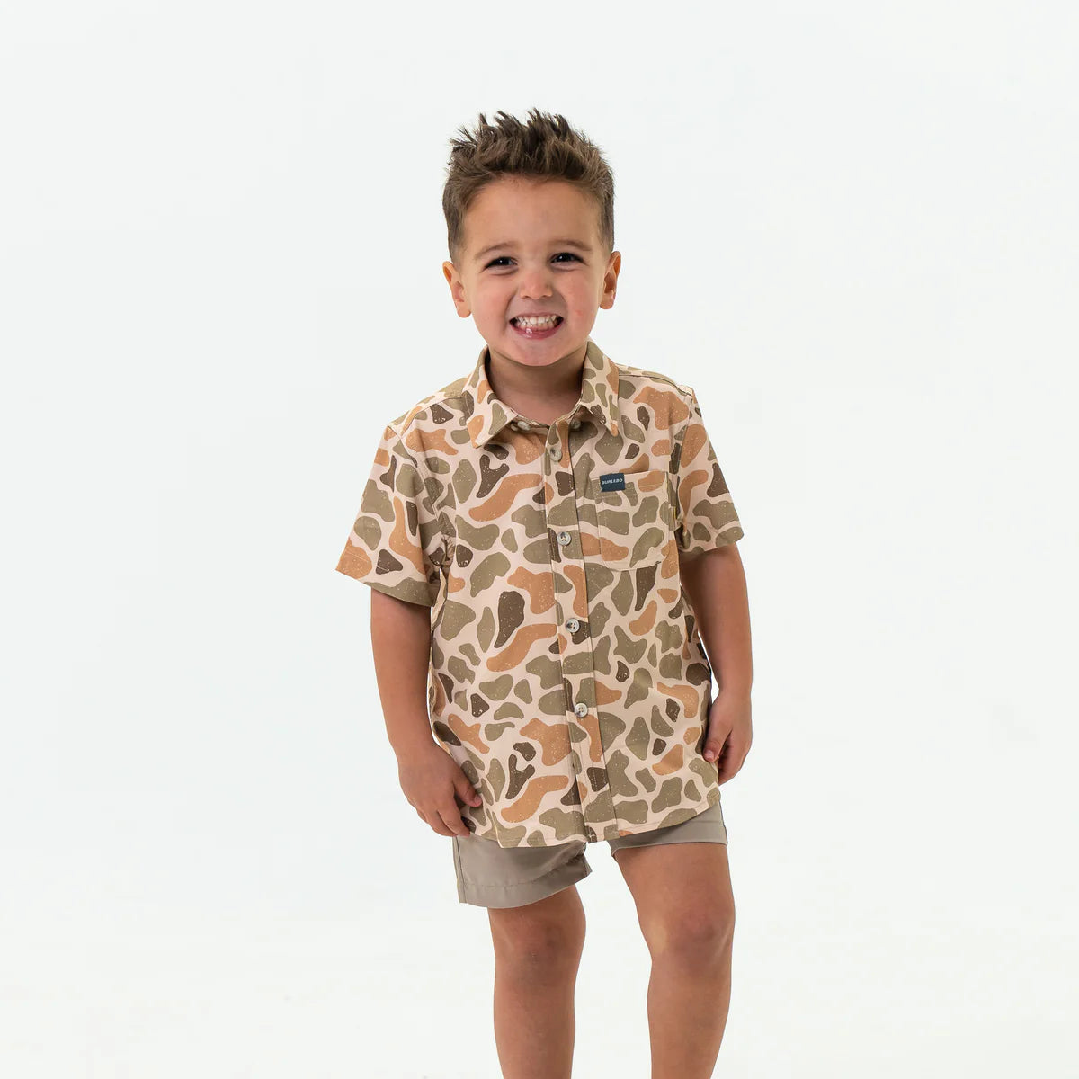 YOUTH-Performance Button Up