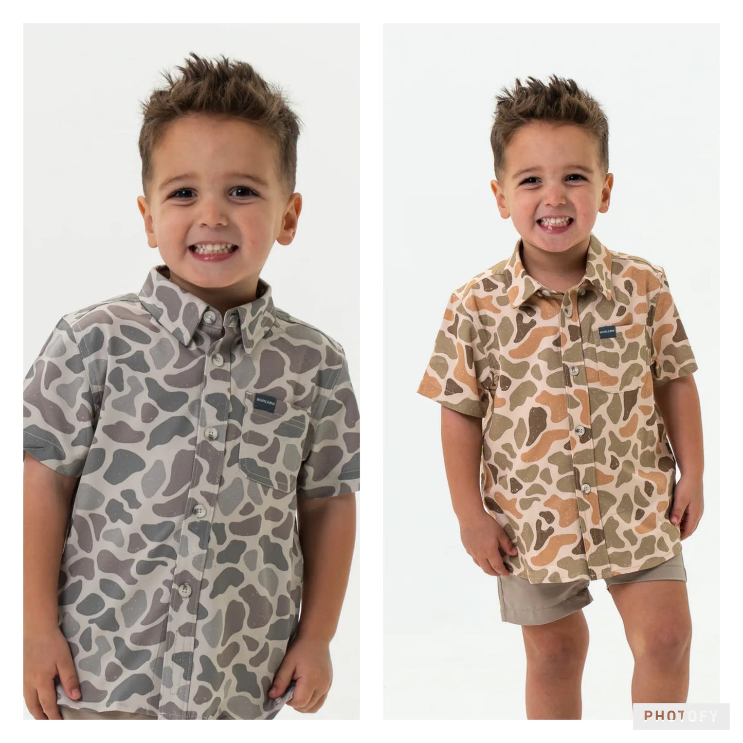 YOUTH-Performance Button Up