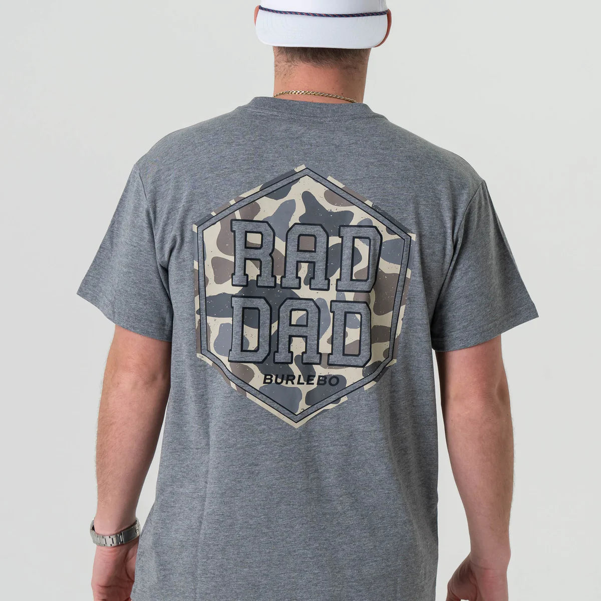 BURLEBO Rad Dad-Dark Heather Grey