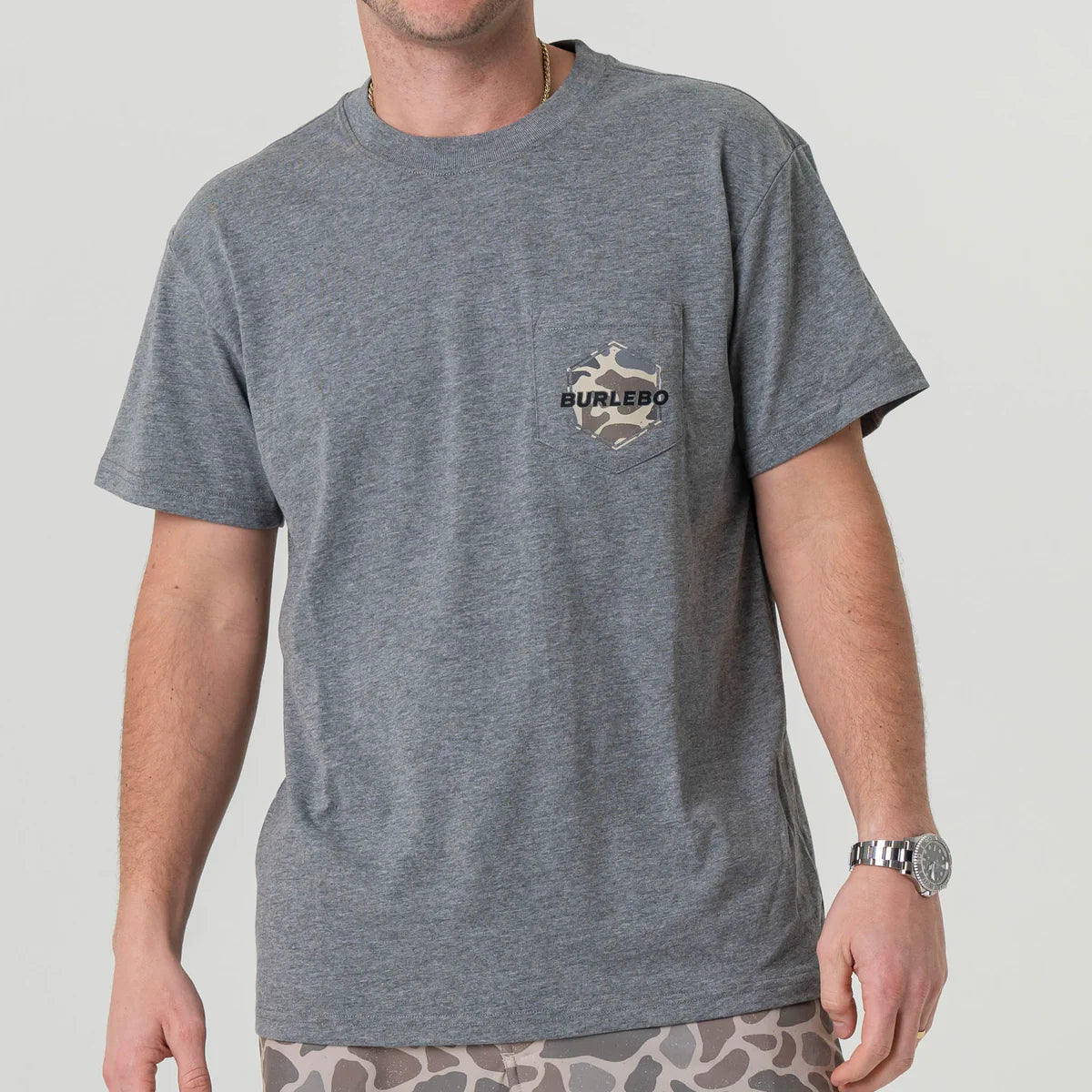 BURLEBO Rad Dad-Dark Heather Grey