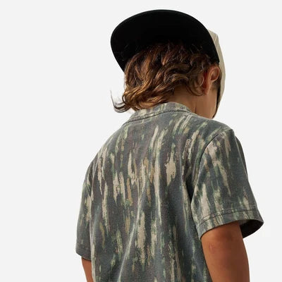 Youth Vintage Wash Tee-Midland Camo