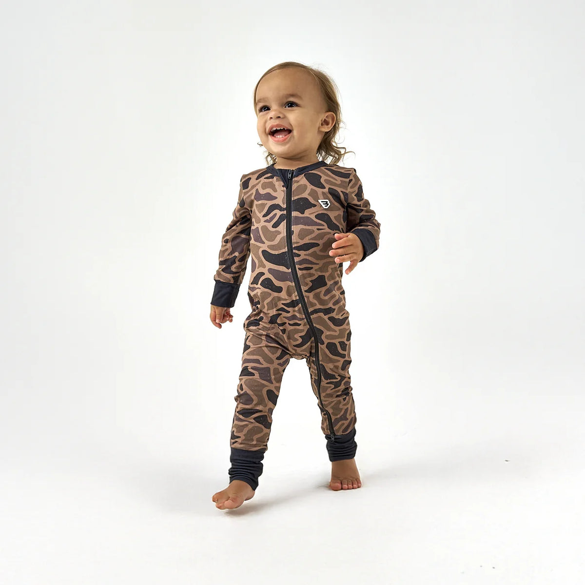 Baby Zip Up - Gauge Camo