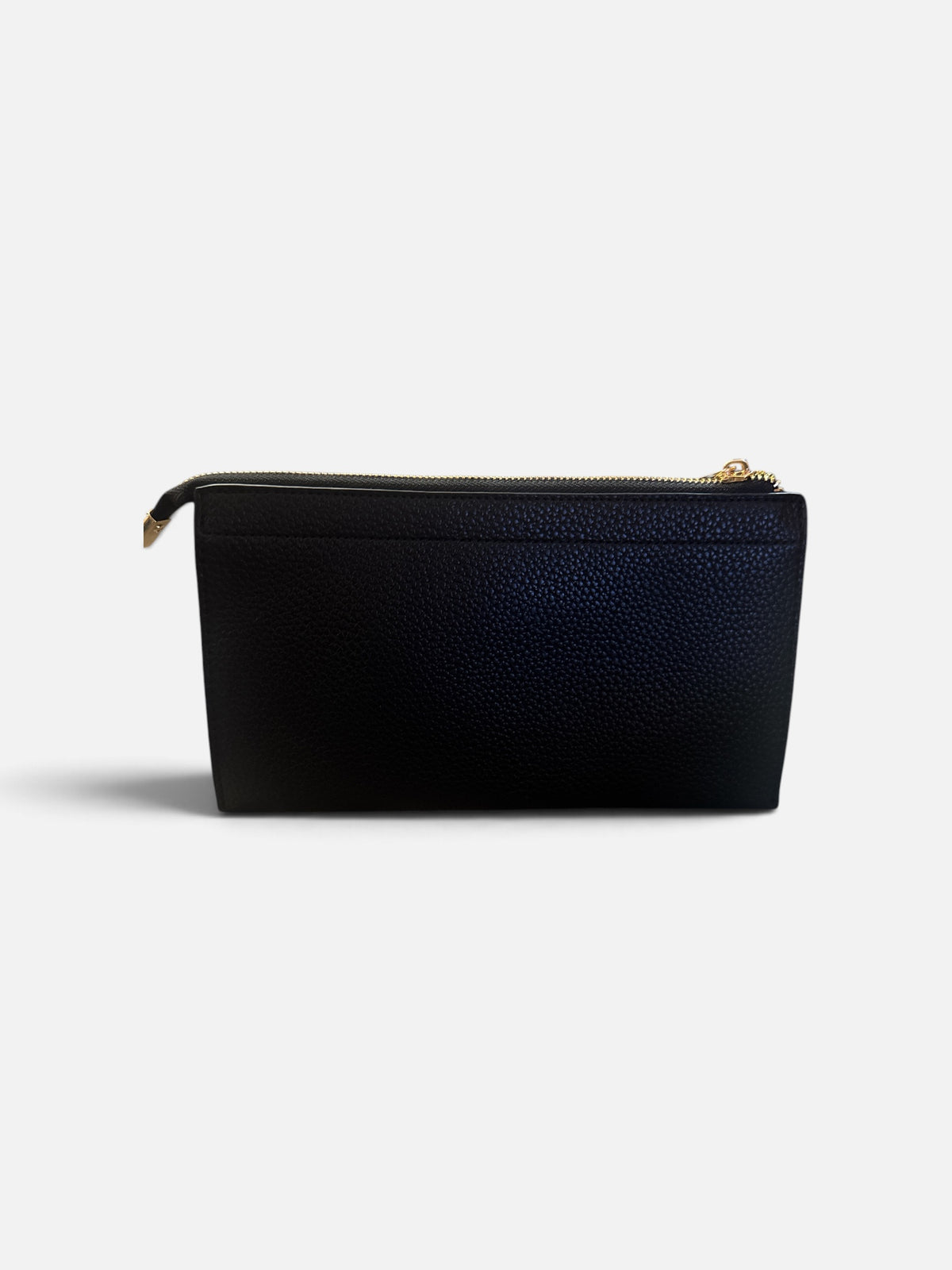 TEXTURED VEGAN LEATHER CLUTCH/CROSSBODY