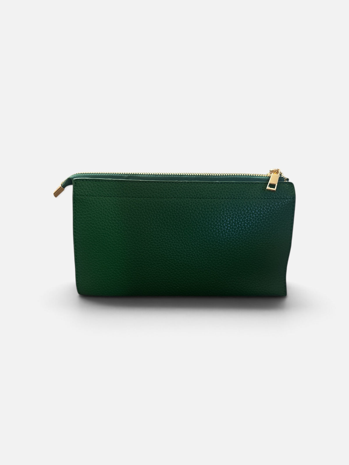 TEXTURED VEGAN LEATHER CLUTCH/CROSSBODY