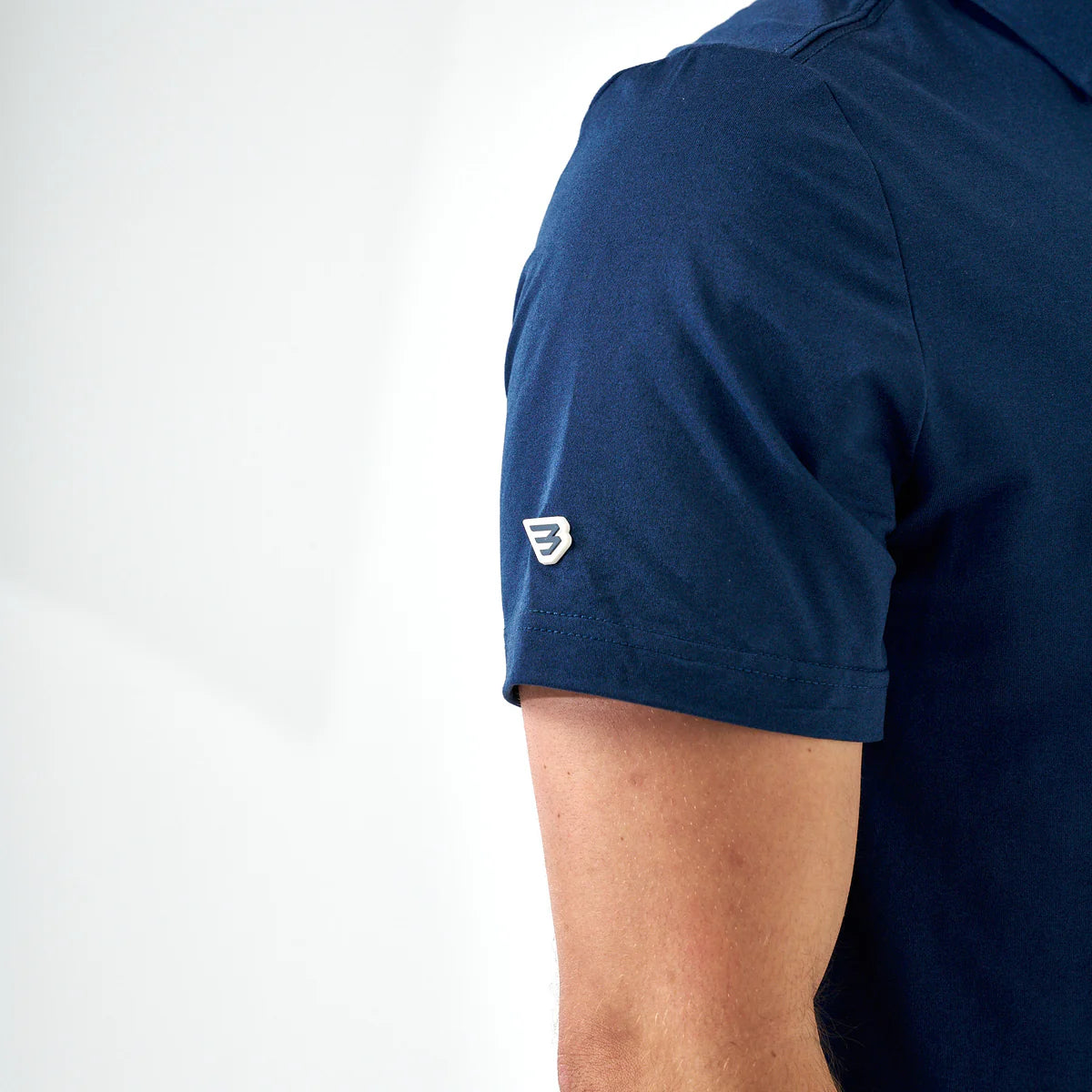 BURLEBO-Performance Polo-Adult-Heather Navy