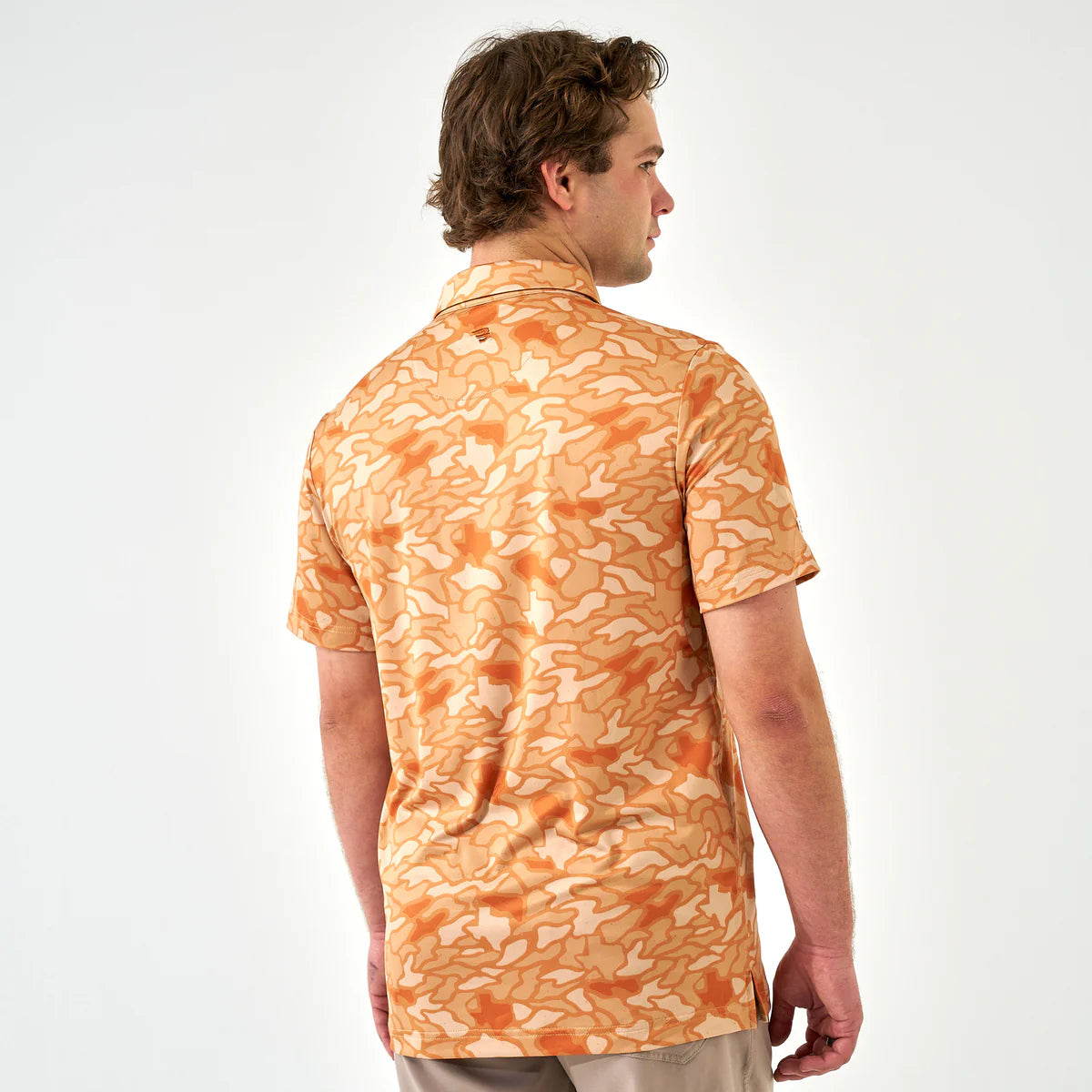 Performance Polo-Adult-Orange Texas Camo