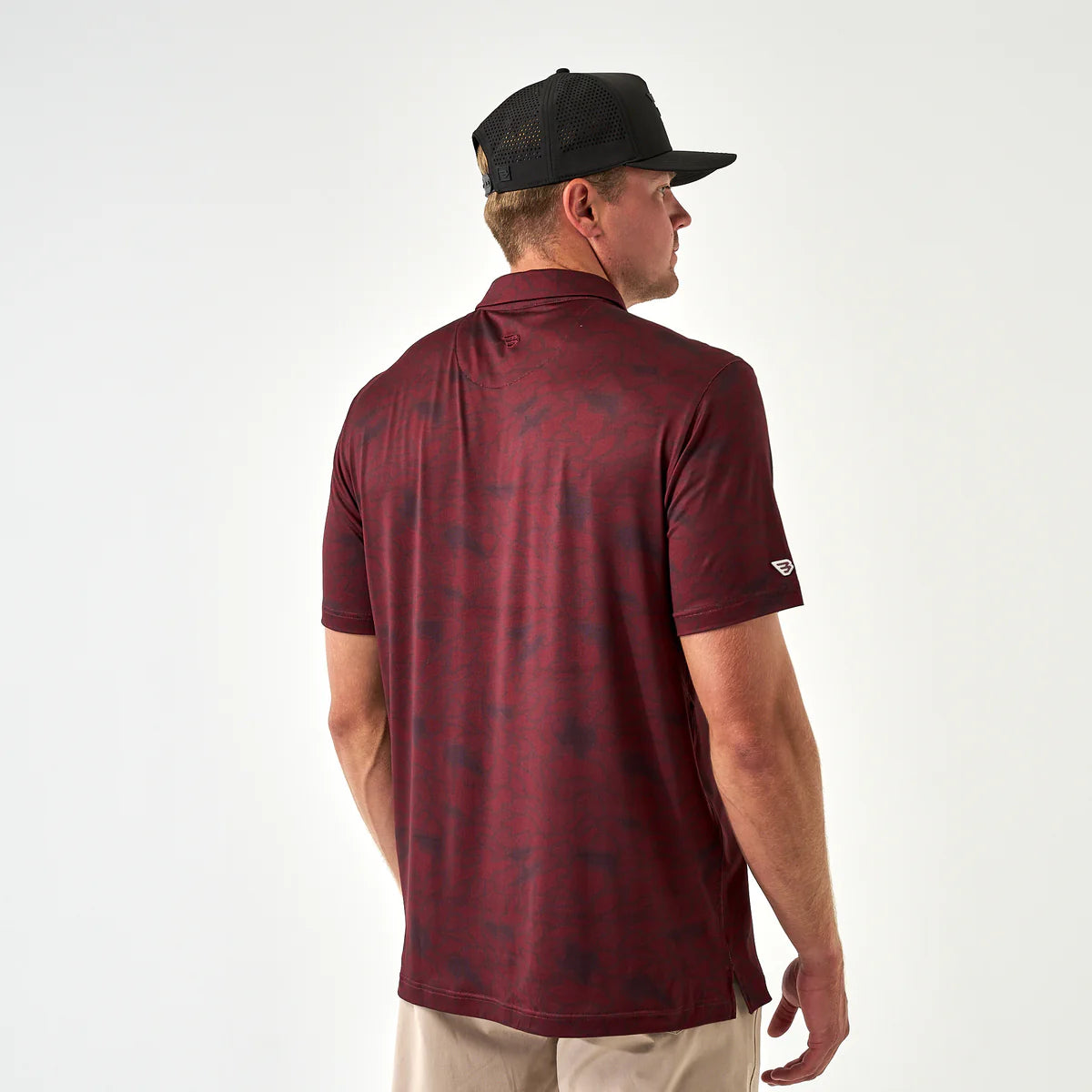 Performance Polo-Adult-Texas Maroon Camo