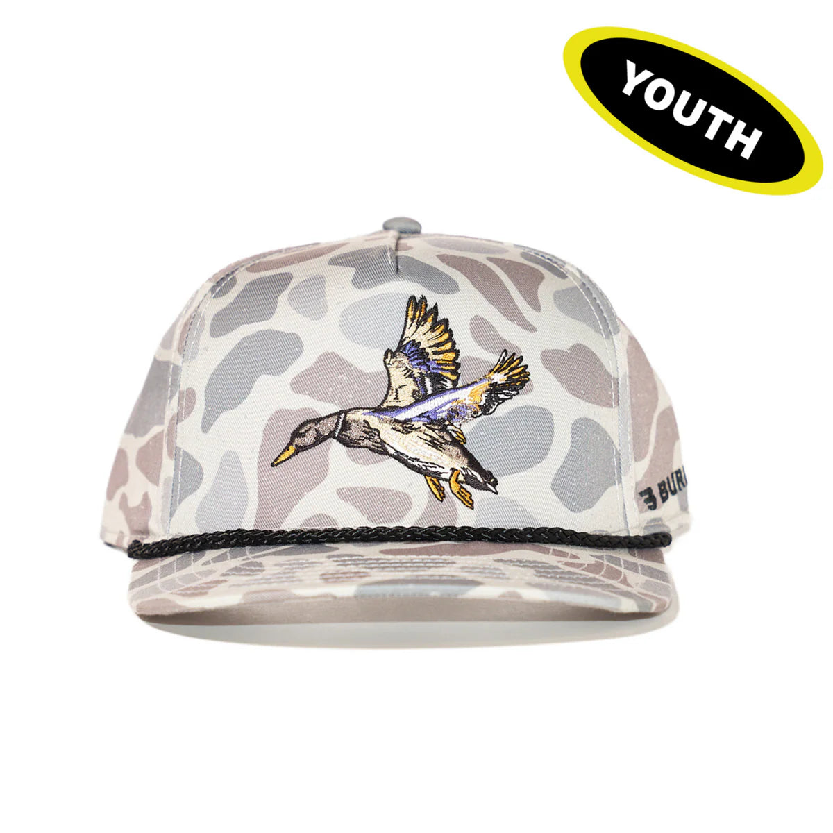 Youth Cap - Diving Mallard - Classic Deer Camo