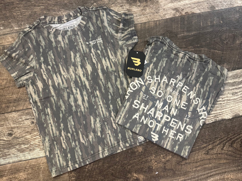Vintage Washed Graphic Tee-Proverbs 27:17