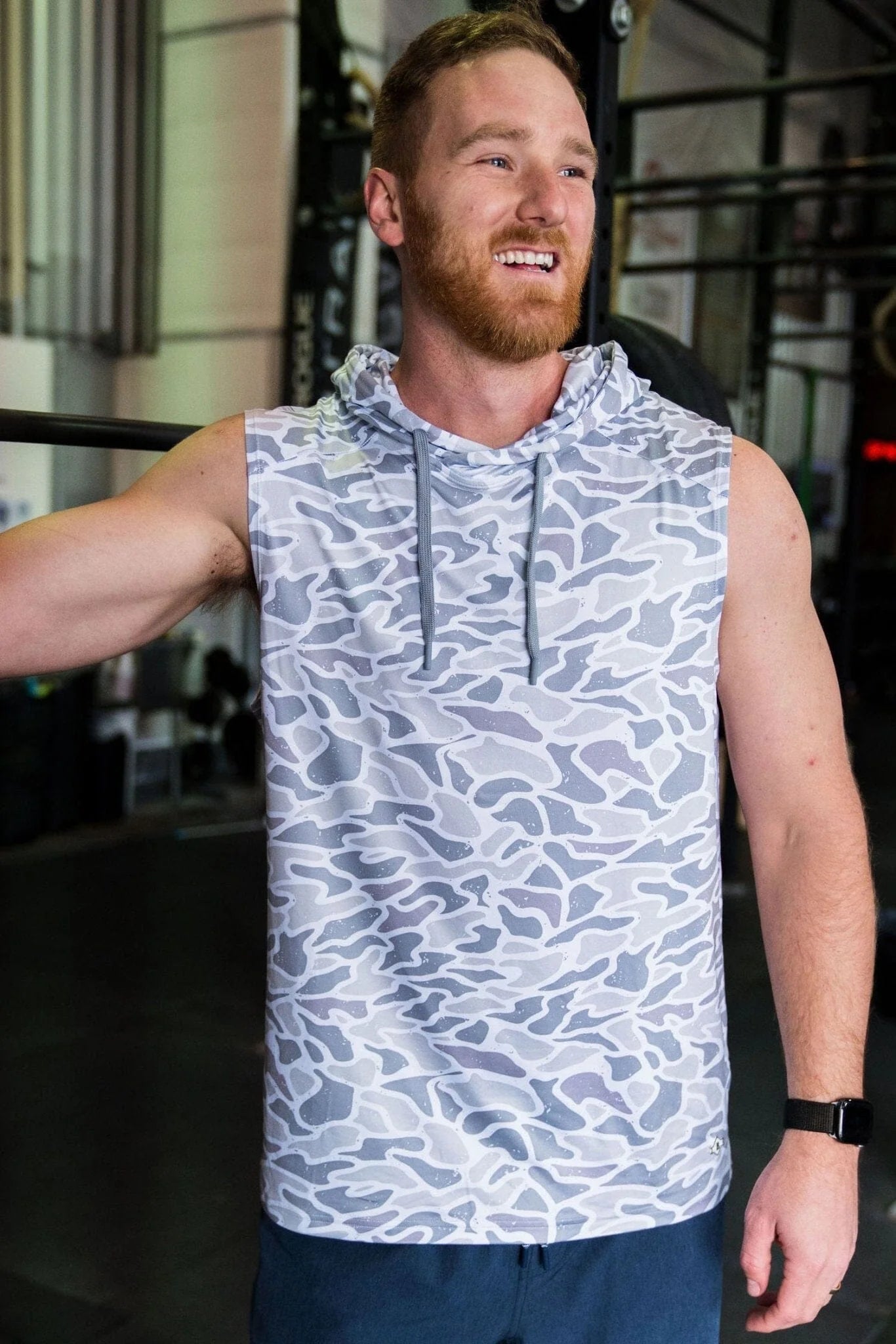 Sleeveless performance hoodie sale