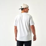 VINTAGE WASHED B LOGO TEE-Light Grey