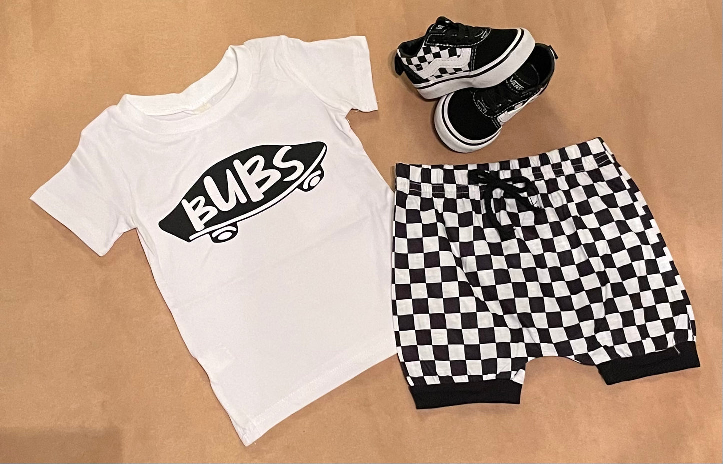 Checkered Skater Bubs SET