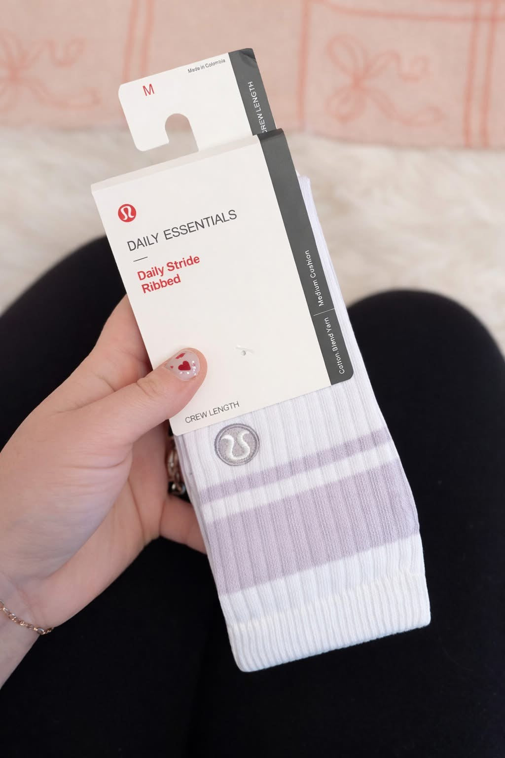 Embroidered Crew Socks