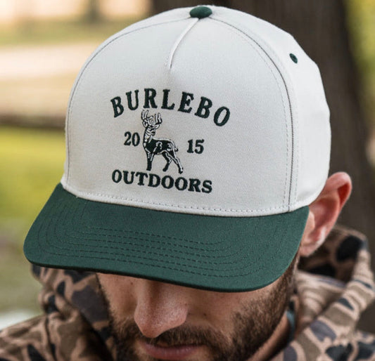 Cap - Vintage Whitetail Deer - Cream
