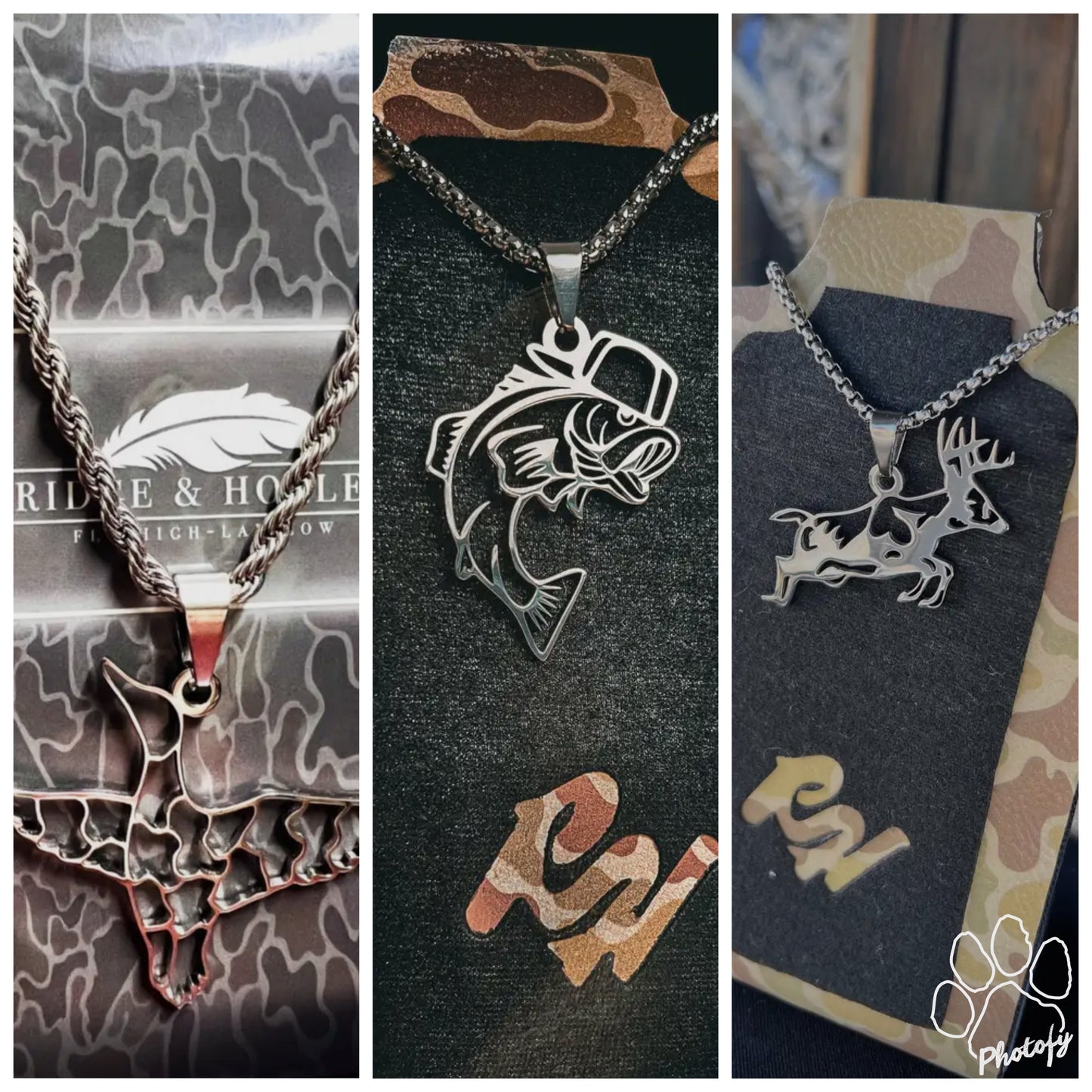 Stainless Steel Necklace and Pendant