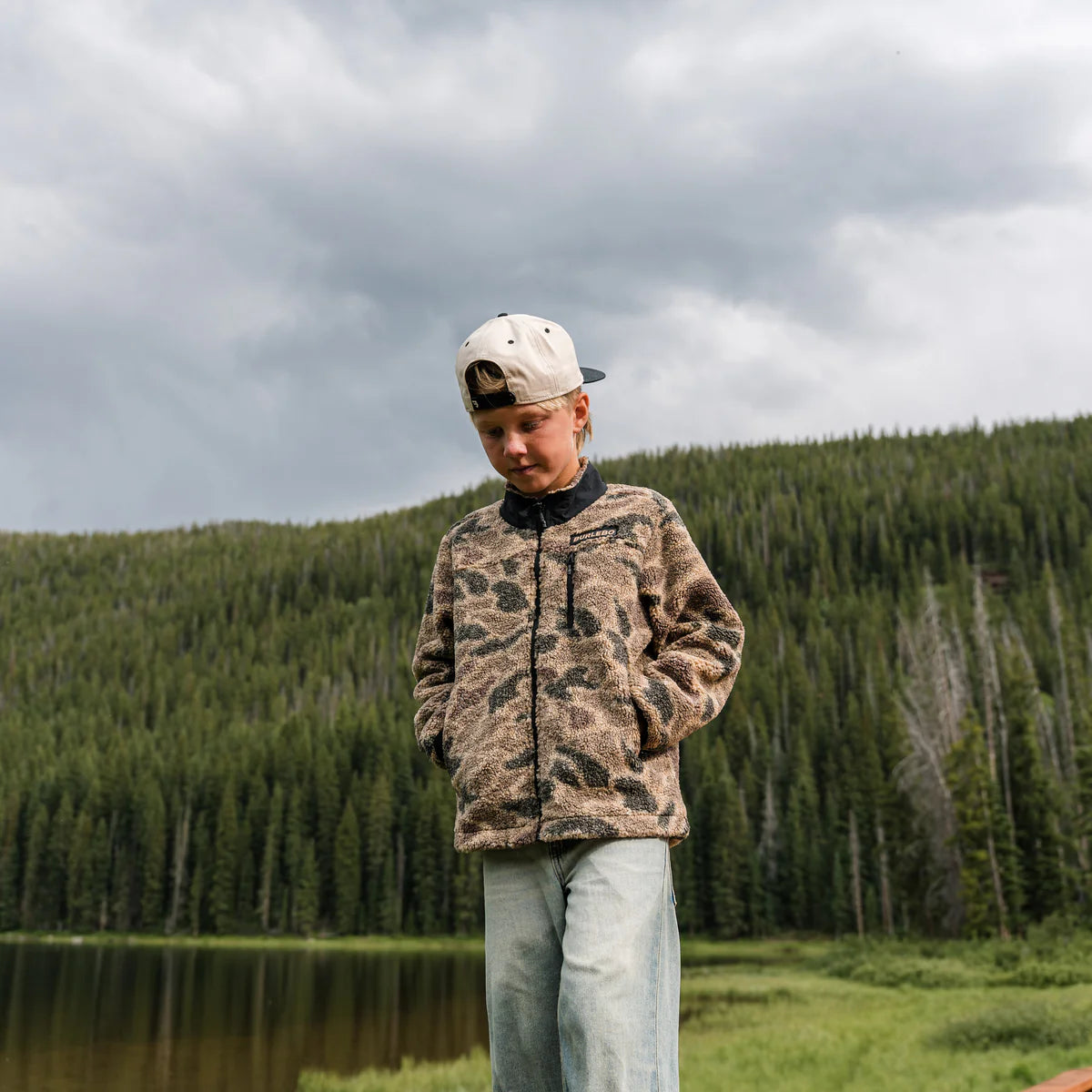 Youth - Full Zip Jacket - Rocky Mountain Sherpa