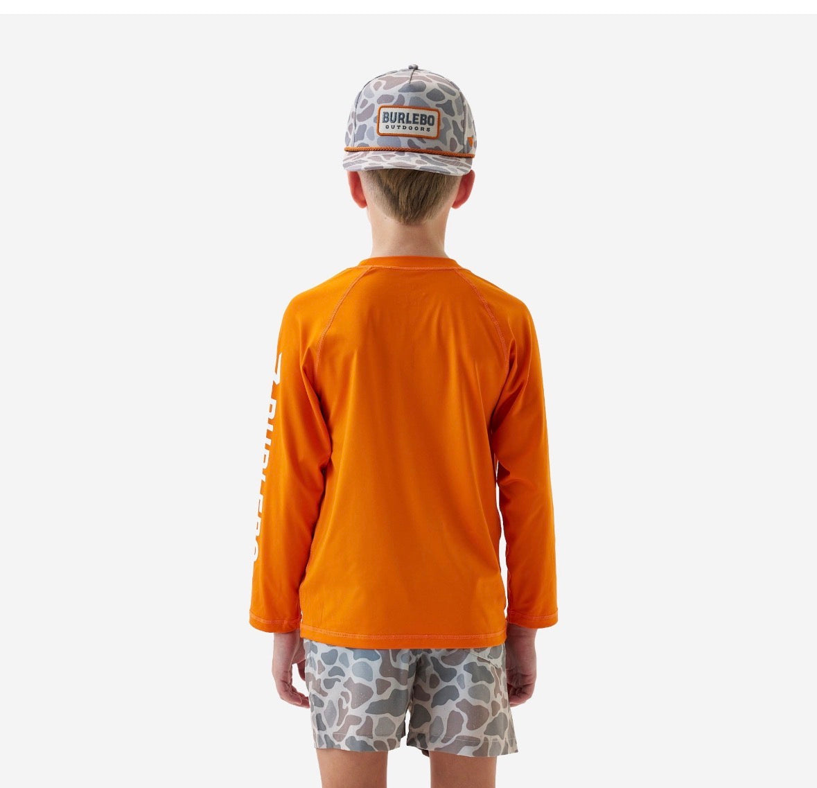 Youth Rashguard | Orange & White