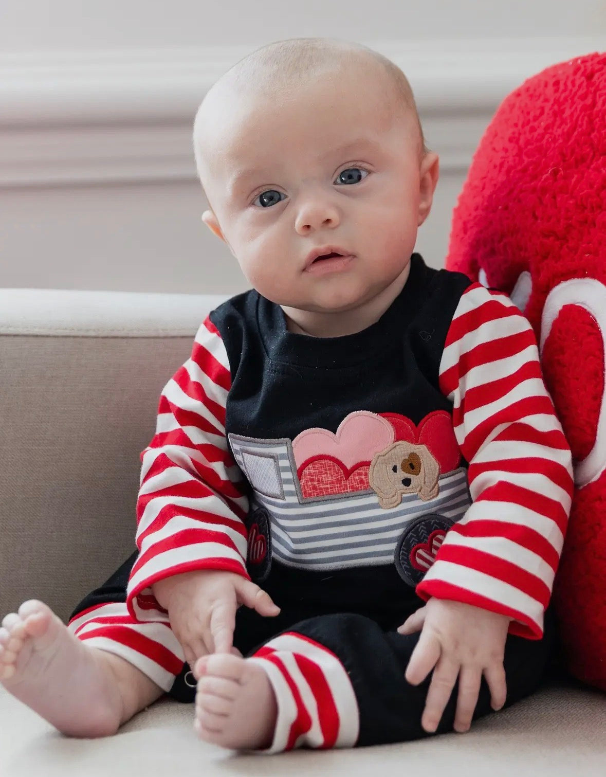 Love On Wheels
Embroidered Romper