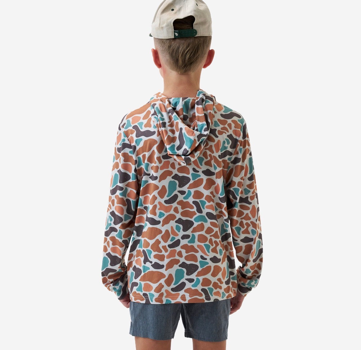 Youth Performance Hoodie - Bayside Camo