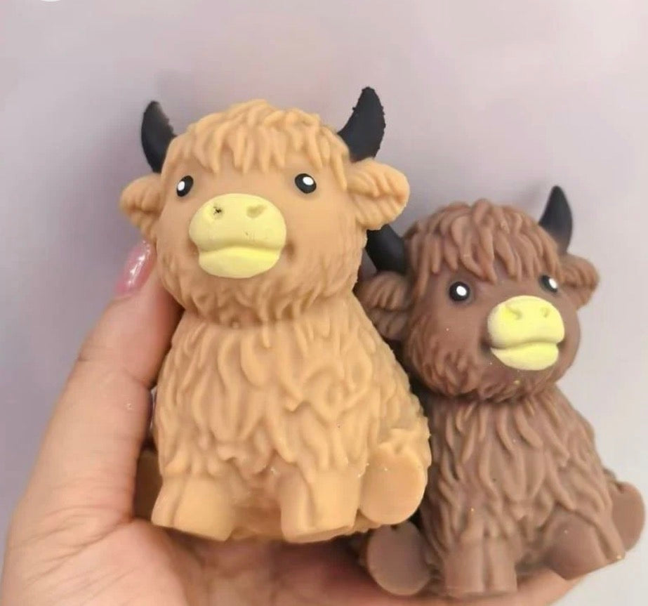 Highland Cow Squishy Toy