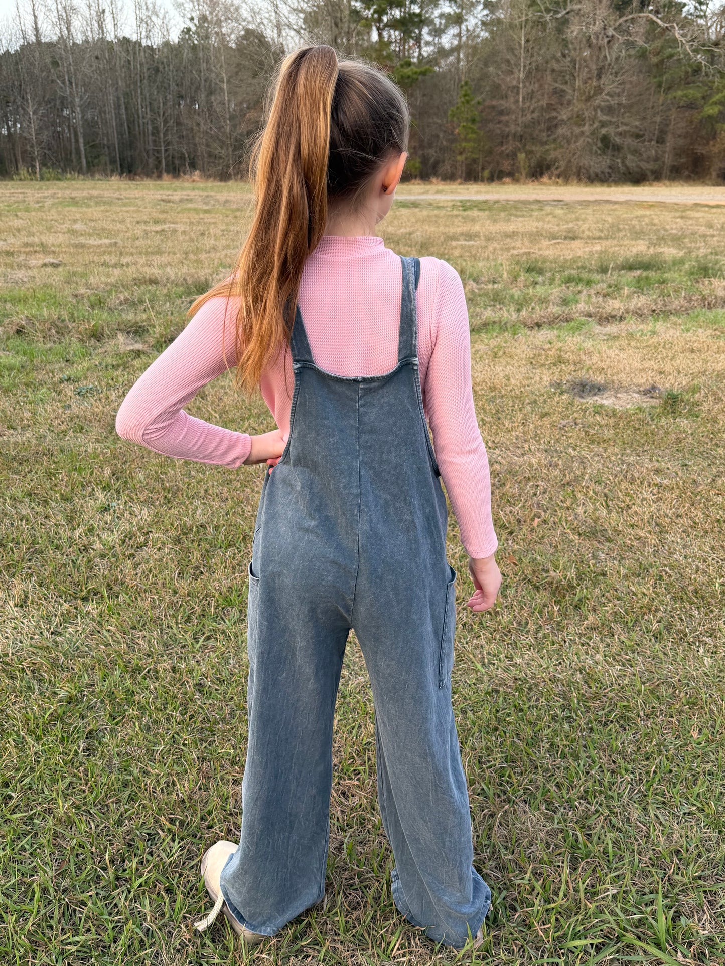 Mineral Wash Overall/Jumpsuit/Onesie