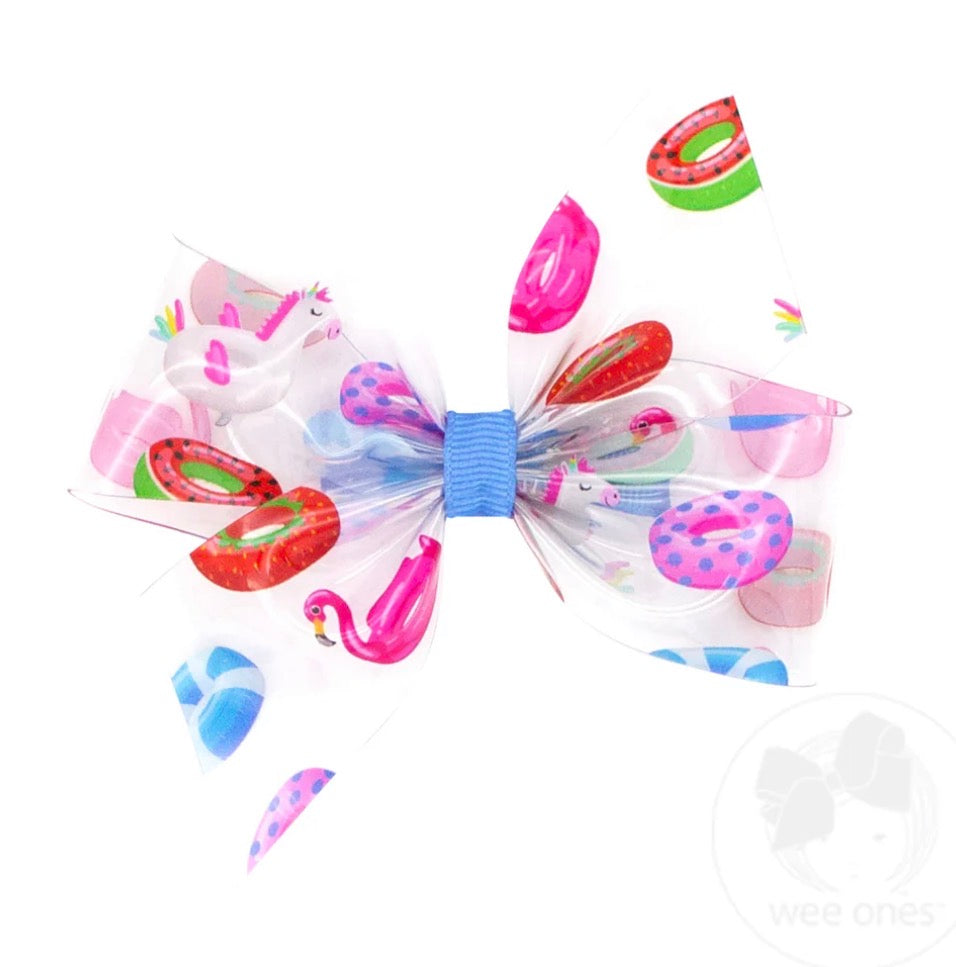 WeeOnes Vinyl WeeSpash Bow for Pool & Beach (Medium-Print)