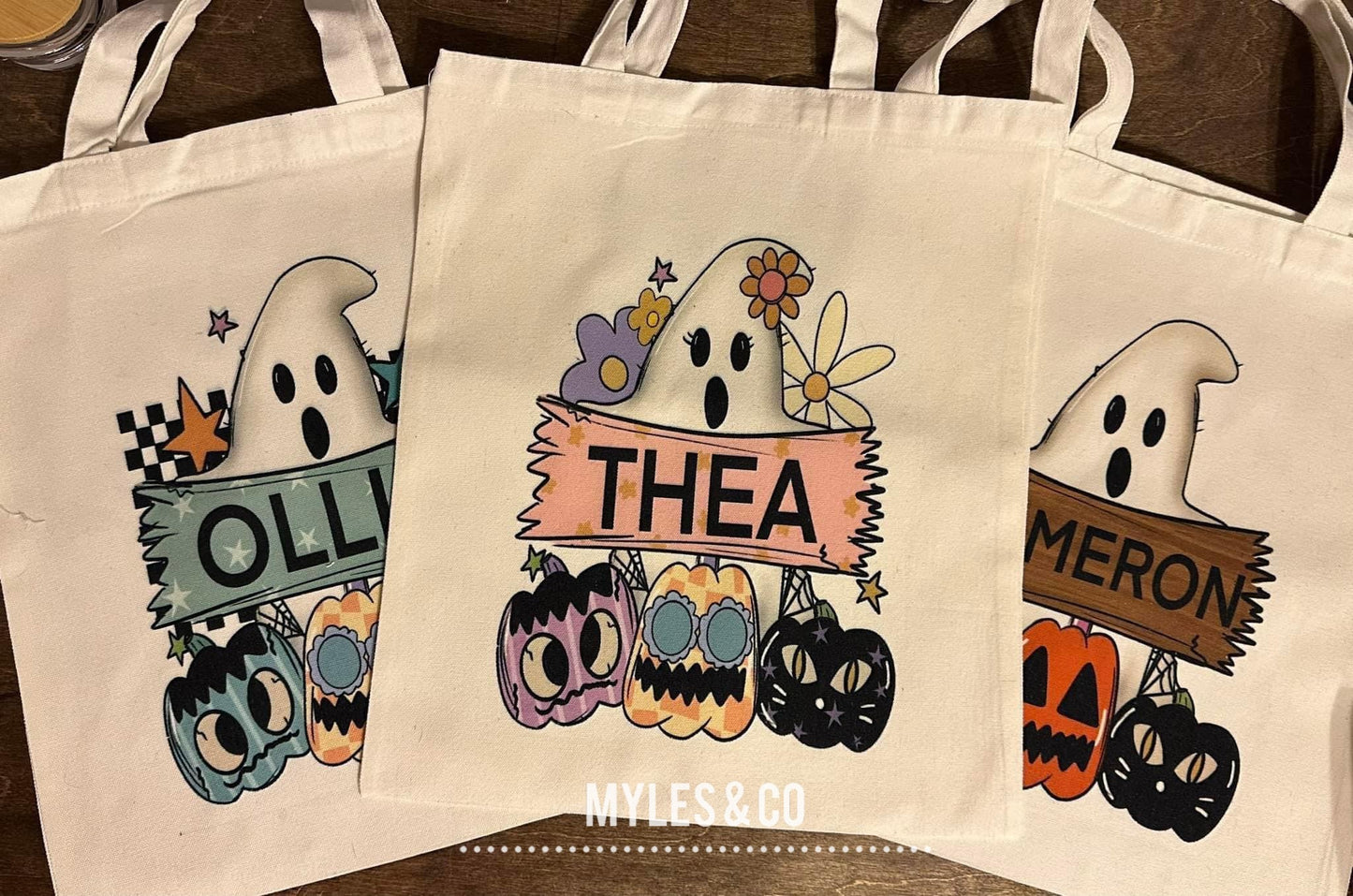 Halloween Customized Candy Totes