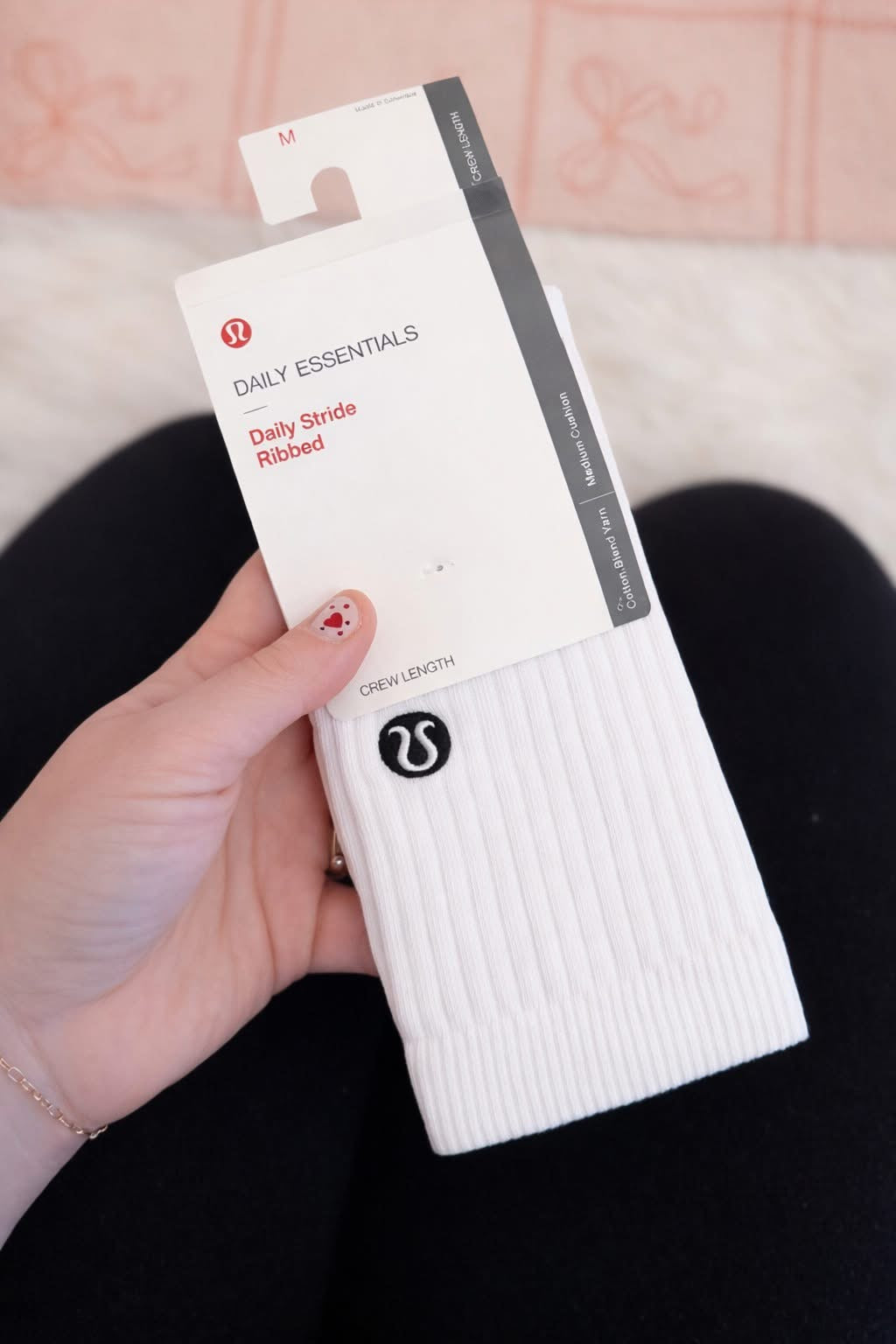 Embroidered Crew Socks