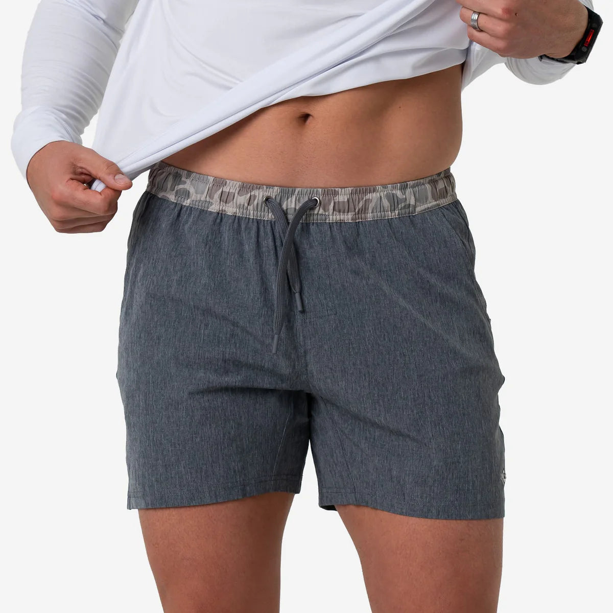 Athletic Short - Grizzly Grey - Classic Deer Camo Liner