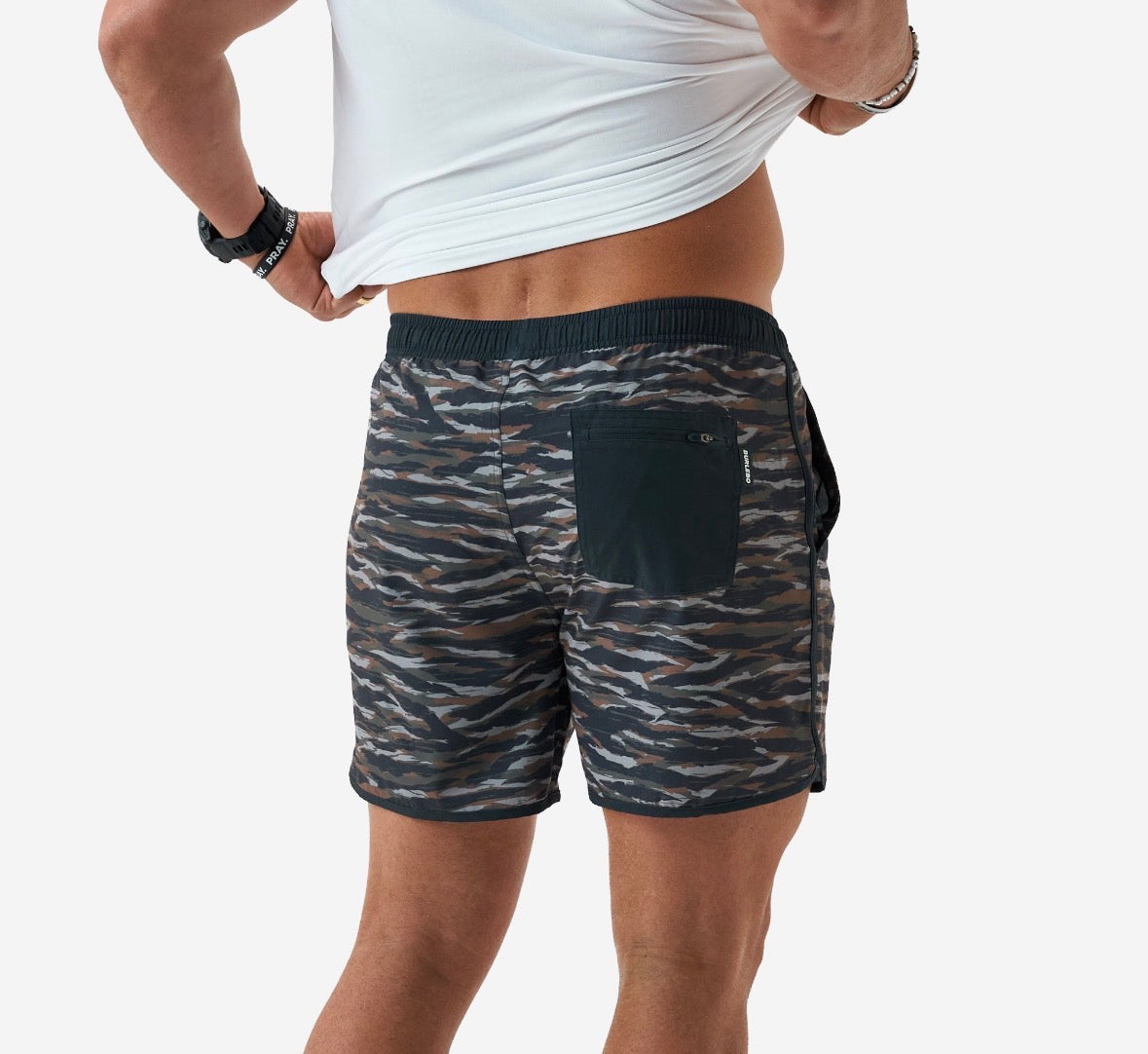 Swim Trunks - TIGER WETLAND CAMO