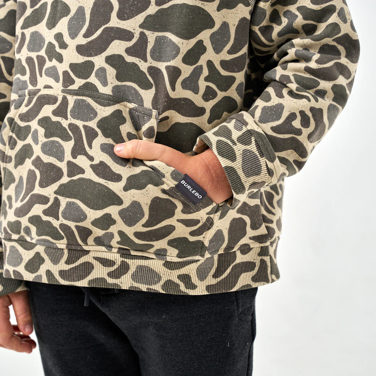 Youth - Fleece Hoodie - Classic Deer Camo