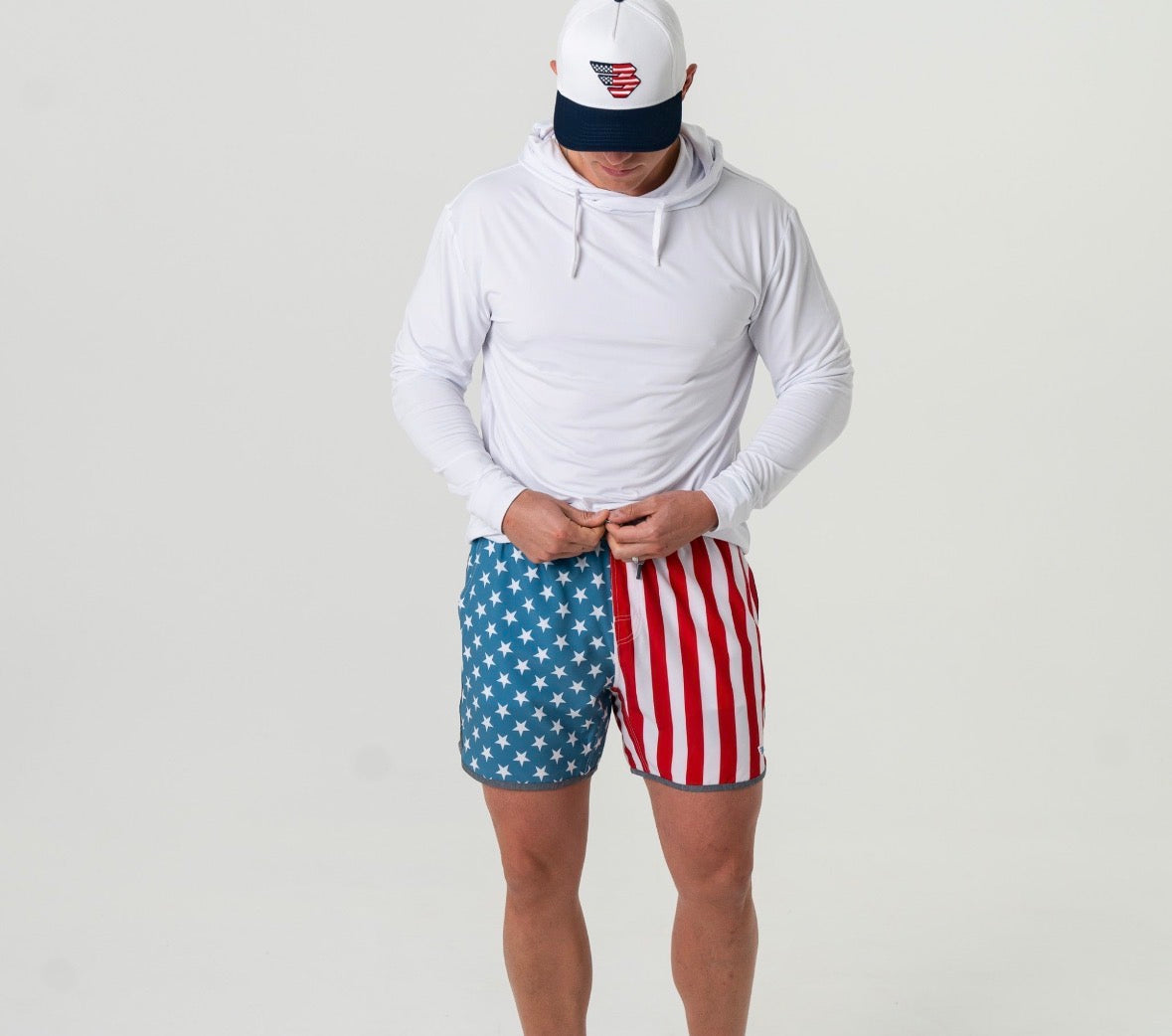 Swim Trunks - Throwback USA