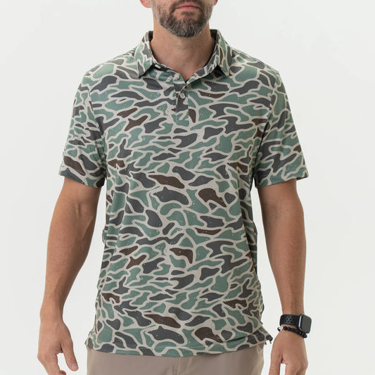 Performance Polo - Retro Duck Camo