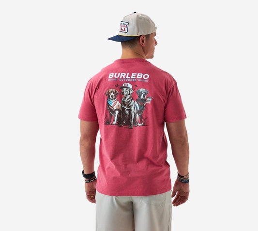 AMERICAN DOGS - HEATHER CRIMSON | SS Tee