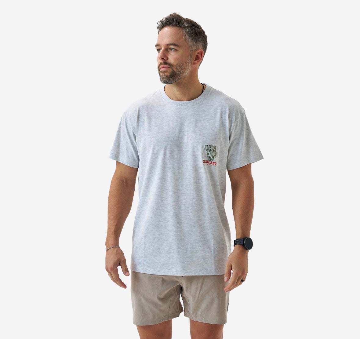 FISH WILD - HEATHER ASH GREY | SS Tee
