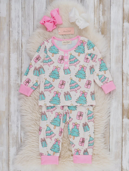 Frosty Tree Gift Pajamas