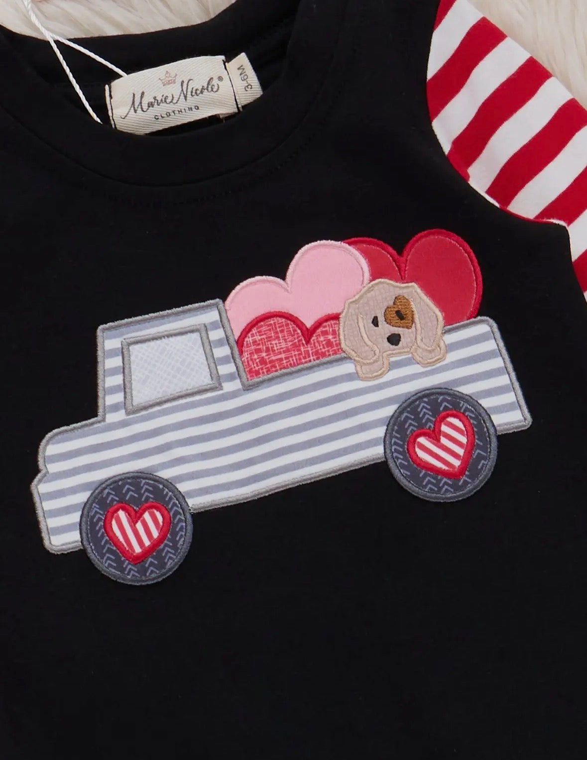 Love On Wheels
Embroidered Romper