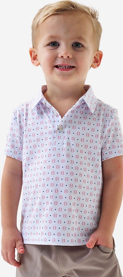 Youth Performance Polo- Baseball