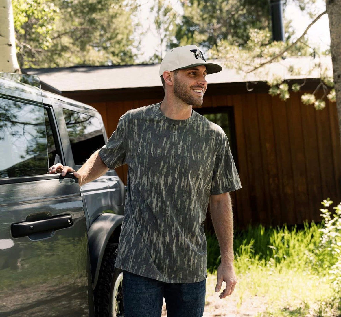 VINTAGE WASHED
TEE - MIDLAND
CAMO