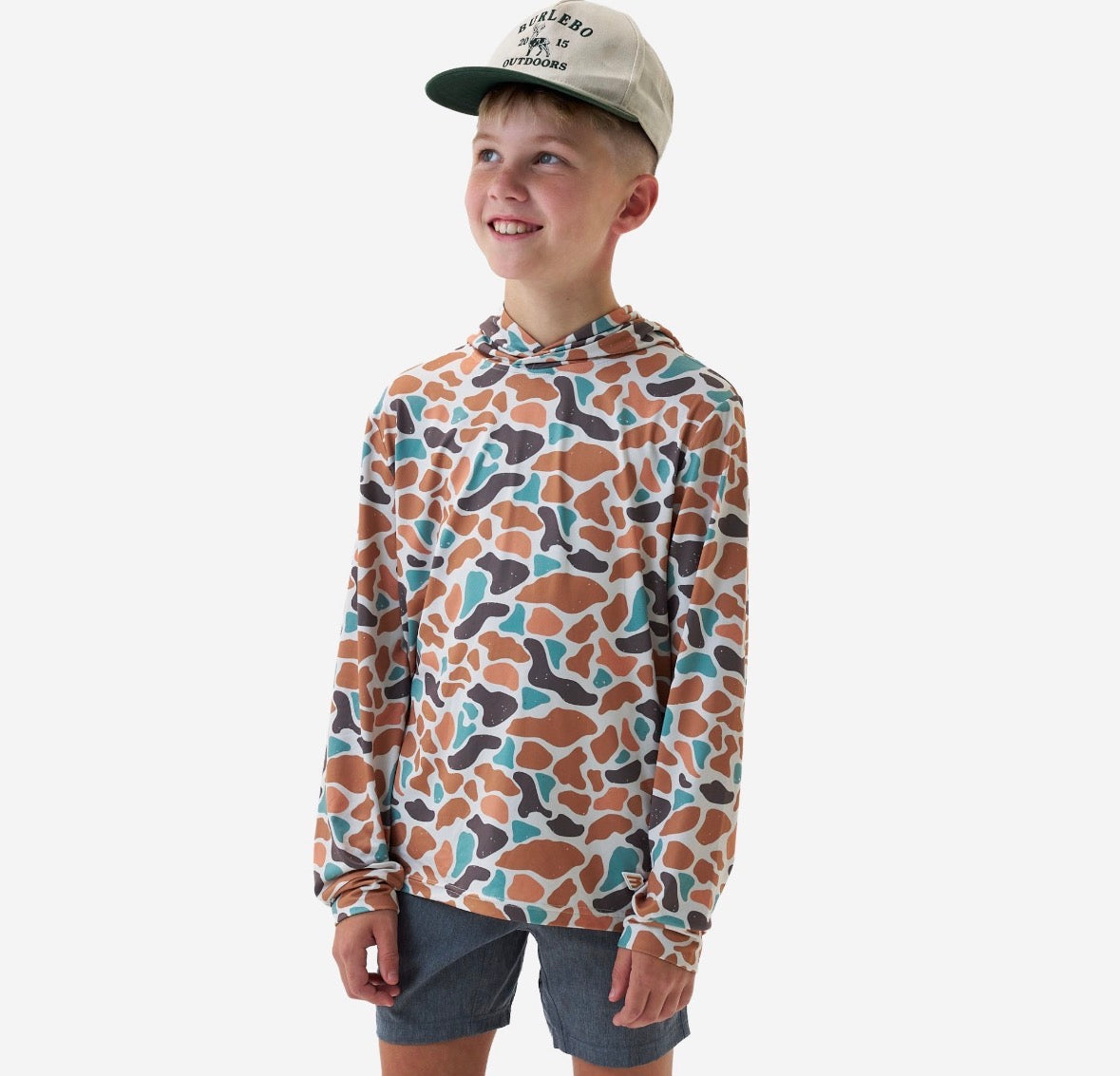 Youth Performance Hoodie - Bayside Camo