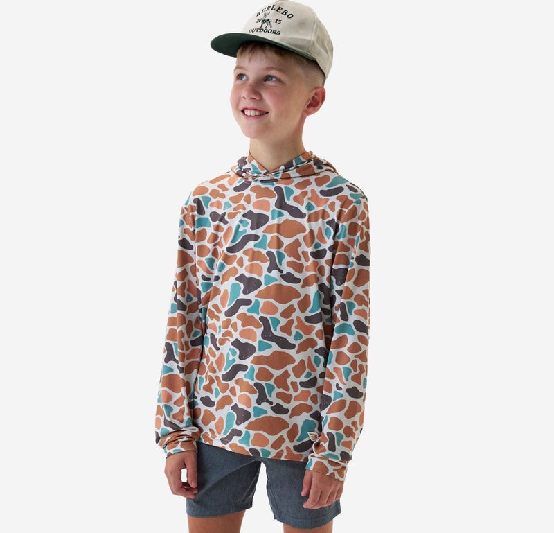 Youth Performance Hoodie - Bayside Camo